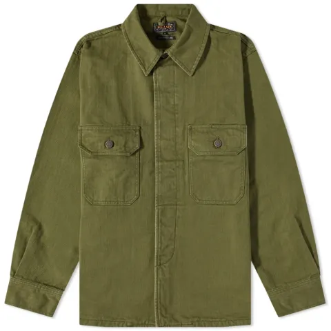 Herringbone Shirt Jacket