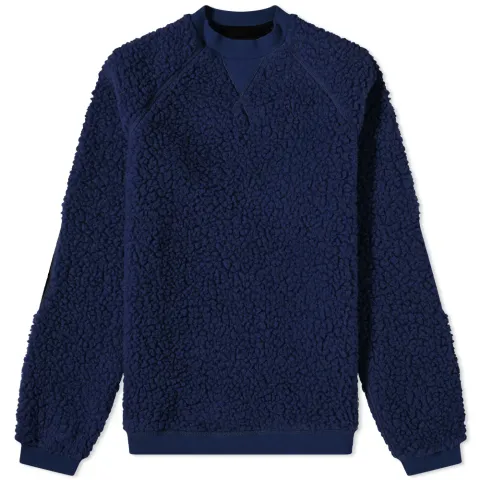 Sherpa Fleece Pullover Sweat