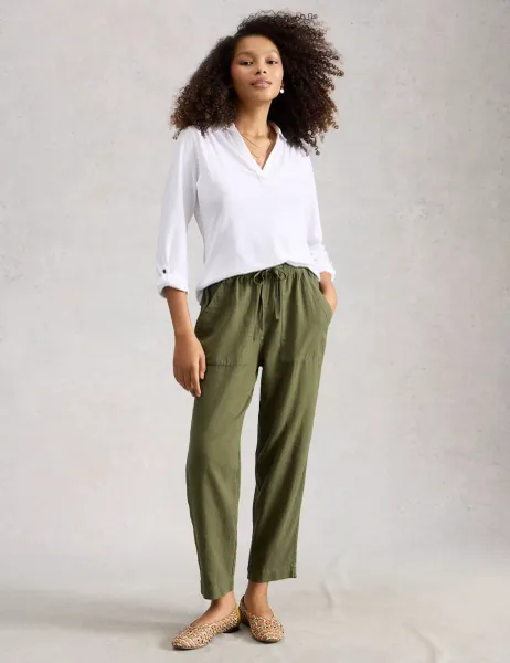 White Stuff Jersey Textured Shirt White