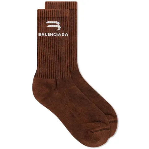 Bleached Logo Socks