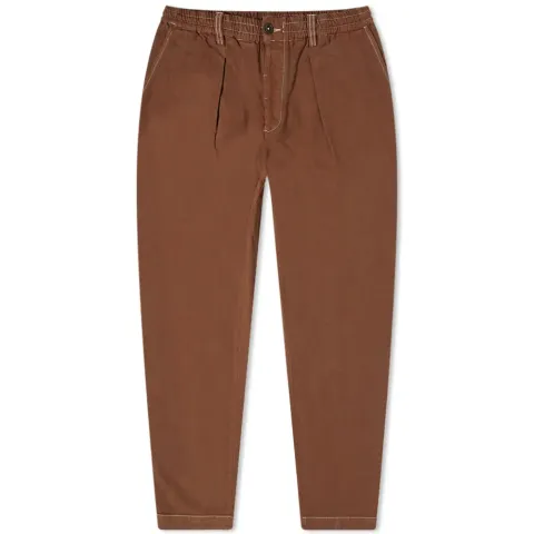Marl Twill Pleated Track Pant