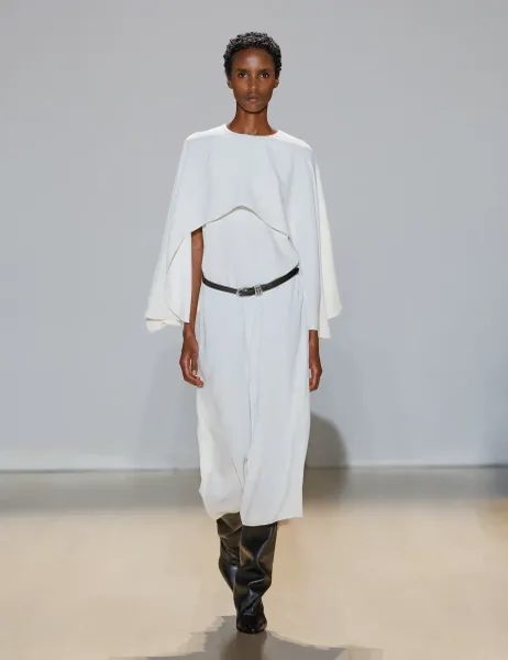 Marks & Spencer Cape Midaxi Dress Ivory