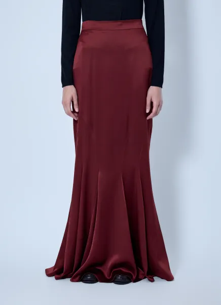 Max Mara Satin Maxi Skirt