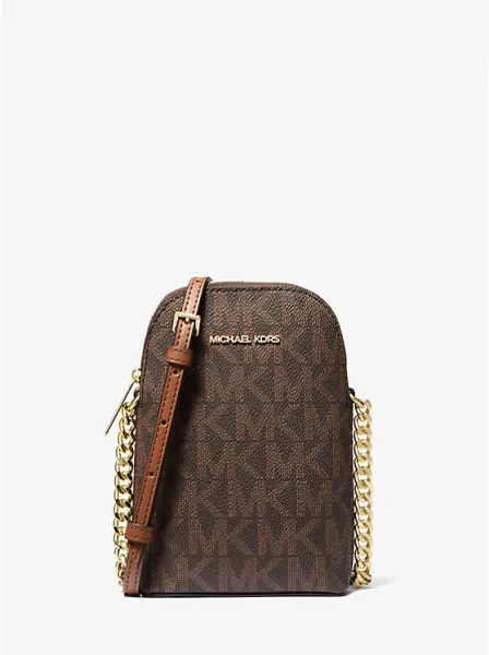 Small Signature Logo Smartphone Crossbody Bag