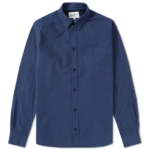 Anton Garment Dyed Poplin Shirt