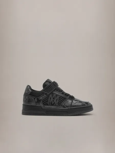 AMIRI PYTHON EMBOSSED MA SKYLINE - BLACK