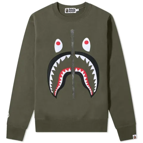 Patched Shark Crew Sweat