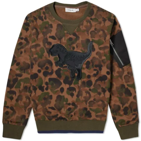 Wild Beast Rexy Camo Crew Sweat