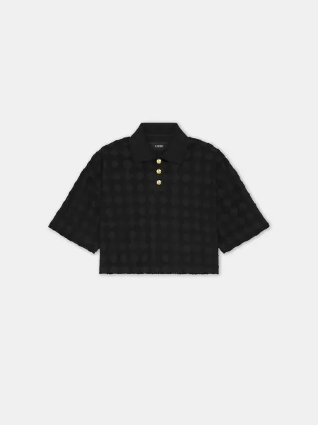 WOMEN - WOMEN'S MA QUAD TOWELING POLO - Black