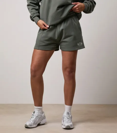 Women's Light Khaki Logo Embroidered