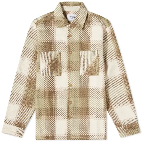 Ombre Check Whiting Overshirt