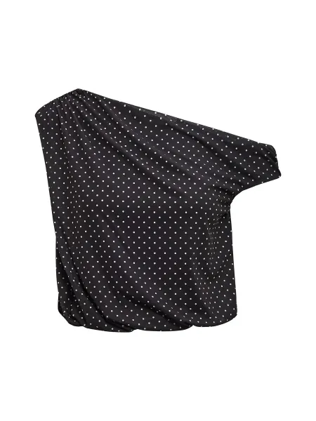 Forever New Mila Spot Print Drape Top