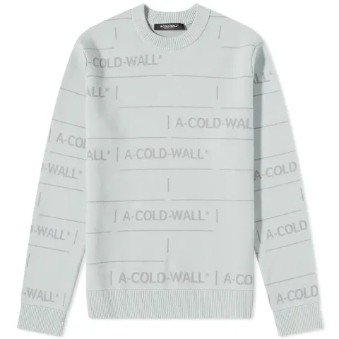 A-COLD-WALL* Chain Jacquard Crew Knit