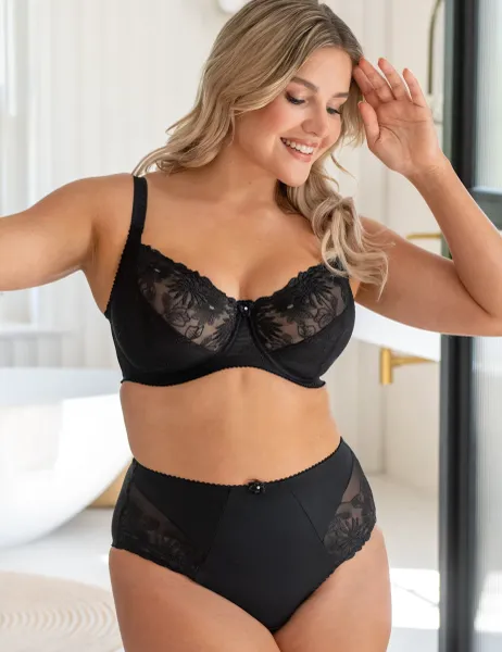 Pour Moi St Tropez Full Briefs Black