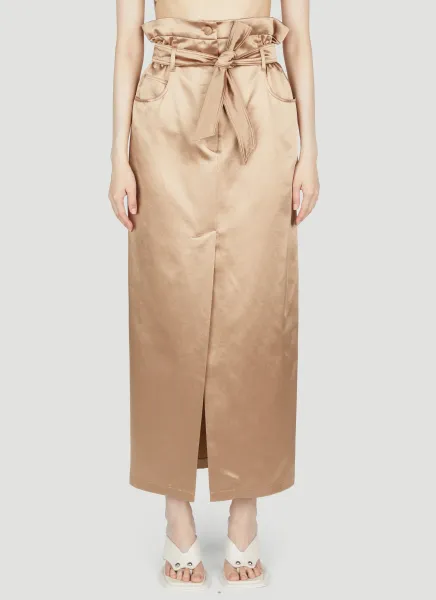 Satin Maxi Skirt