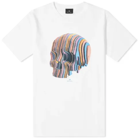 Stripe Skull T-Shirt
