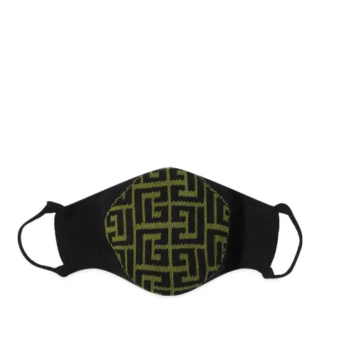 Knitted Monogram Mask