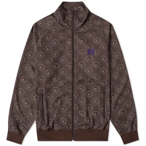 Poly Jacquard Patterned Track Jacket