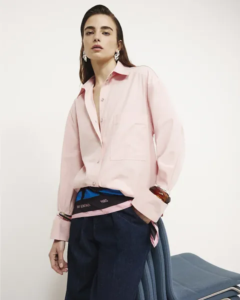 River Island Cinch Back Shirt