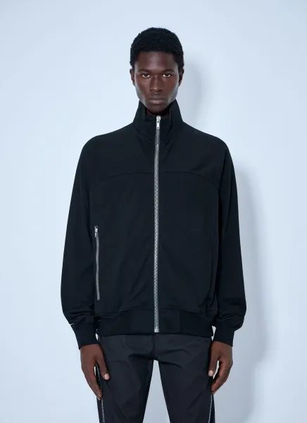 High-Neck Zip-Up Jacket