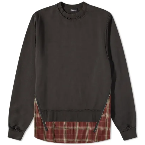 Check Detail Crew Sweat