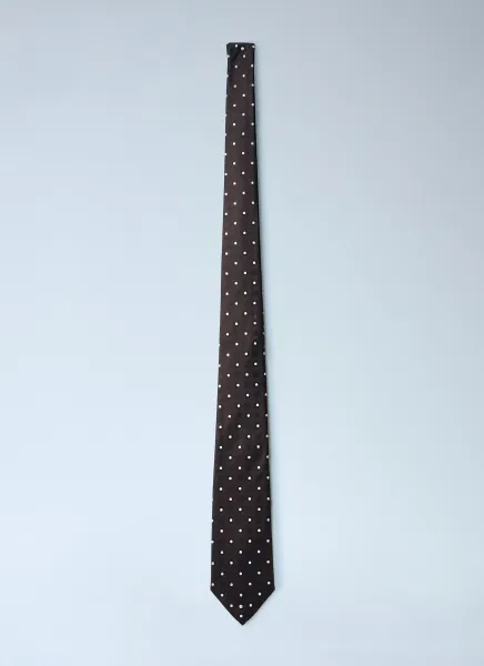 Dotted Silk Tie