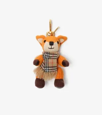 Fox Charm in Pumpkin orange - Women, Wool