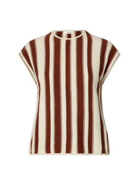 Selected Lina Sleeveless Knit Crew Neck Jumper