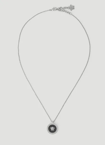 Enamel Medusa Necklace