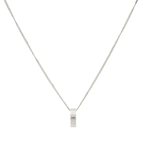 Number Logo Ring Necklace