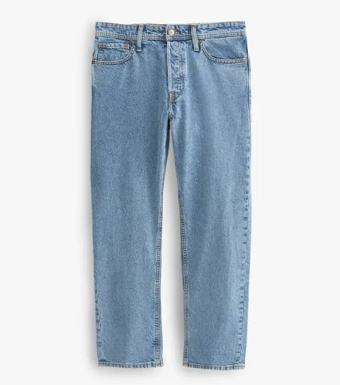 Men's Blue Denim Relaxed Fit Jeans