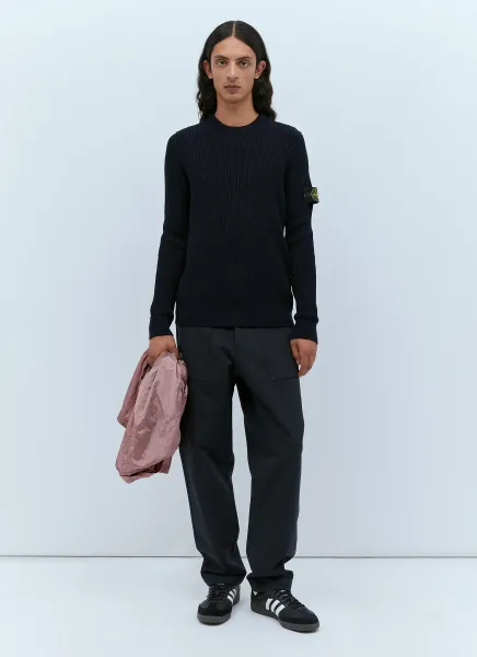 Compass Patch Knit Sweater