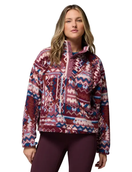 Columbia Helvetia II Printed Cropped Fleece Jacket