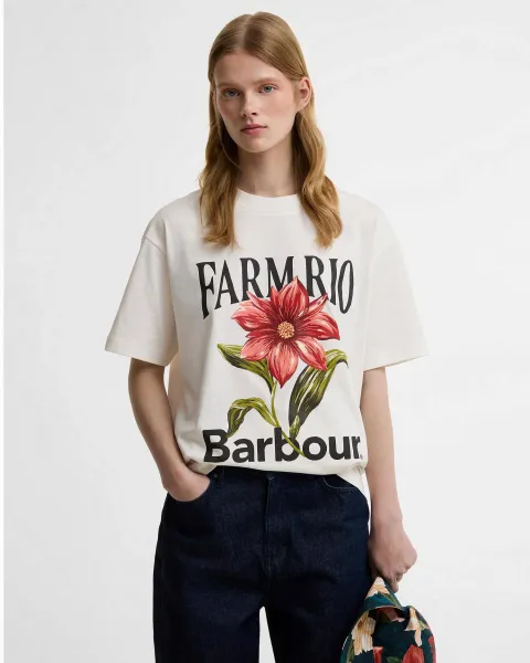 FARM Rio Wild Flower Oversized Graphic T-Shirt