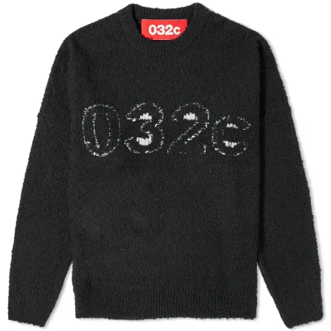 Logo Cotton Crew Knit