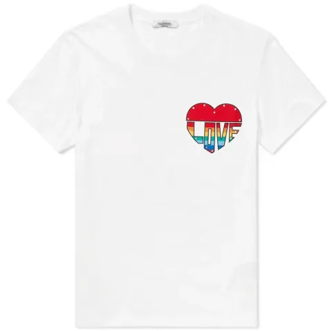 Love & Star Print Tee