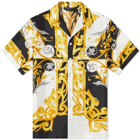 Barocco Acanthus Silk Shirt