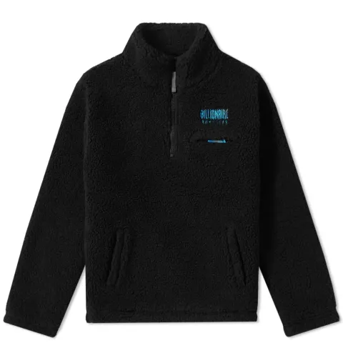 Oversized 1/4 Zip Sherpa Fleece