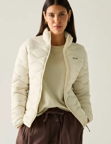 Regatta Hydi Water Repellent Padded Quilted Jacket Cream
