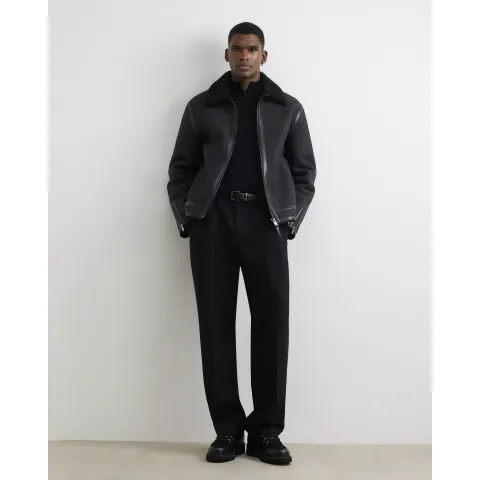 River Island Shearling Lined Western Jacket