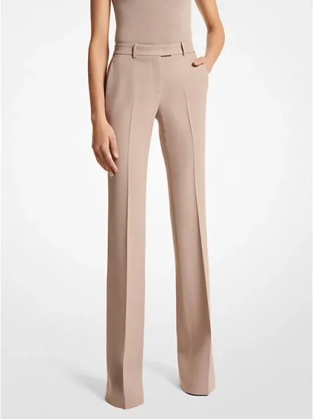 Michael Kors Haylee Double Crepe Sablé Flared Trousers