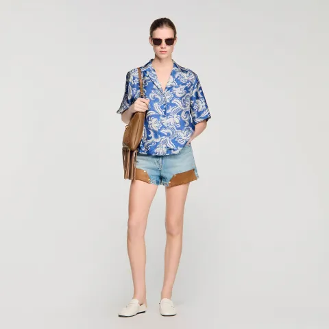 Floral print shirt