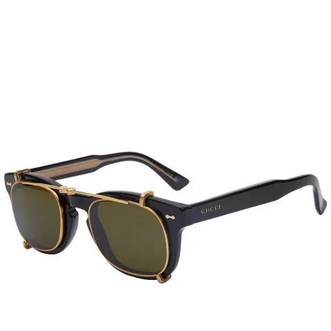 Gucci GG0182S Clip On Sunglasses