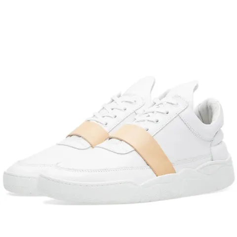 Low Top Leather Strap Sneaker