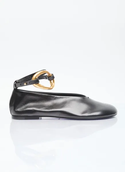 Leather Ballerina Flats