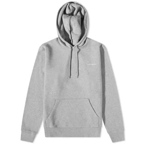 Hooded Script Embroidery Sweat