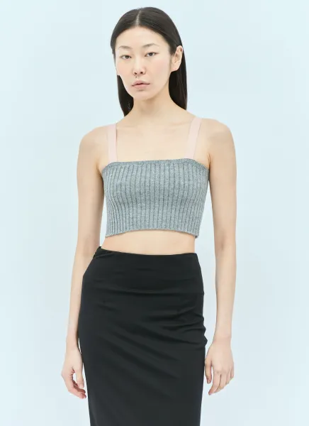 Rib Stitch Wool Top