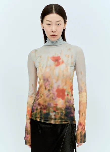 High-Neck Seamless Top
