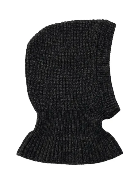 Lemaire Balaclava Hood Black/Mink Brown
