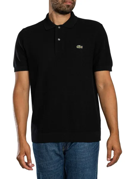 Lacoste Knitted Logo Polo Shirt